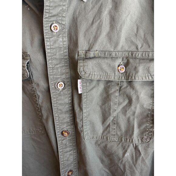 EUC Carhartt Foreman Long Sleeve Work Shirt, Moss, Sz. Large - Picture 6 of 12